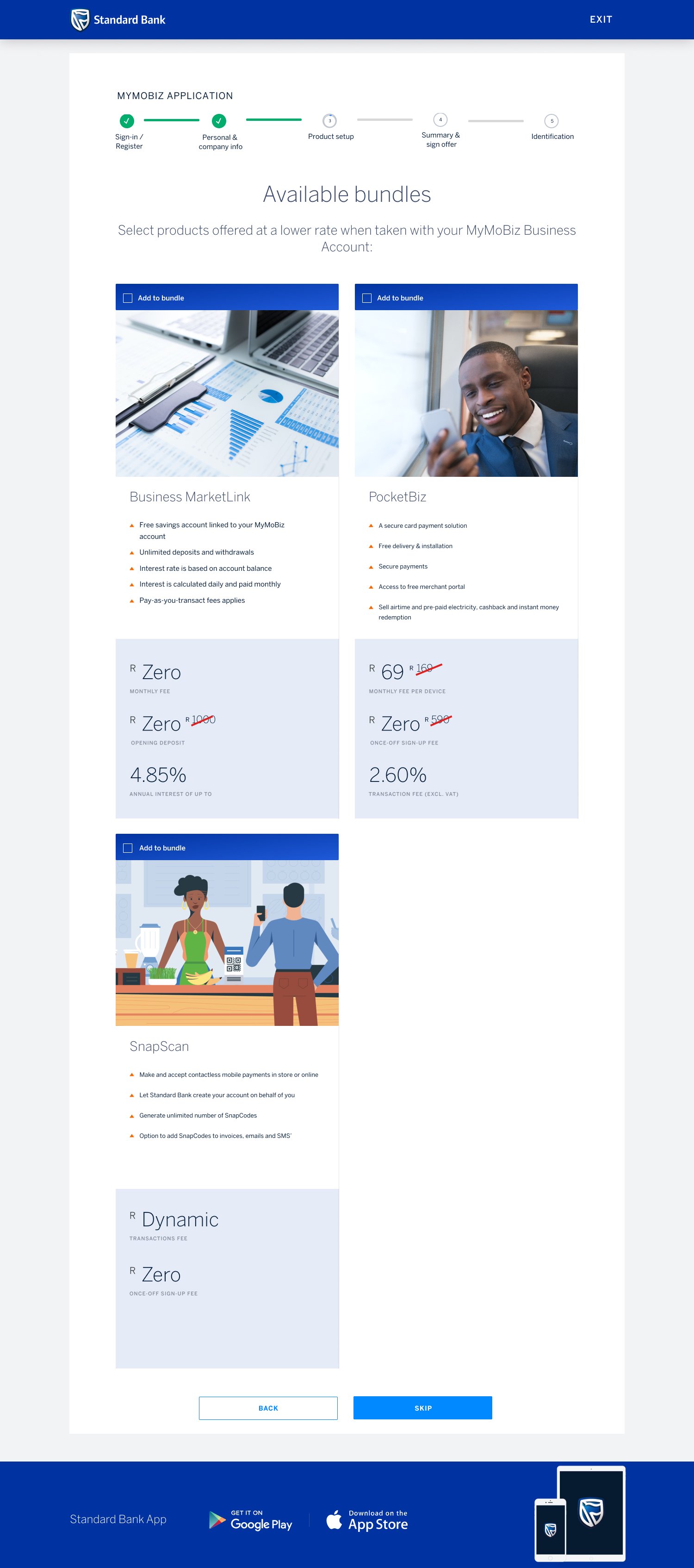 The original cross-sell experience — a long block of products mid-journey.